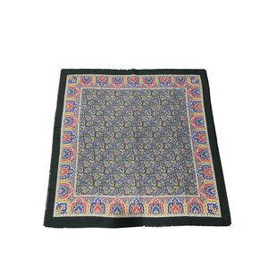 The Specialty House Inc. Vintage Paisley Scarf Multicolor Polyester Fringe Trim